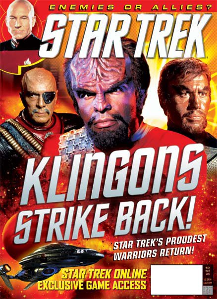 STAR TREK MAGAZINE (USA) magazine side cover Issue 24 March 2010