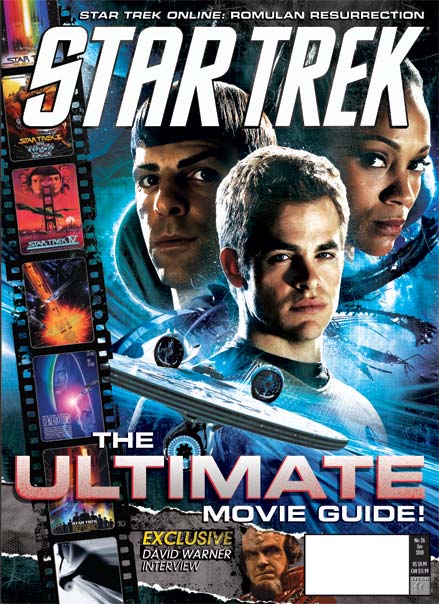 STAR TREK MAGAZINE (USA) magazine side cover Issue 26 June 2010