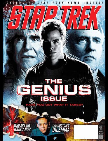 STAR TREK MAGAZINE (USA) magazine side cover Issue 27 July 2010
