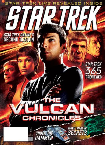 STAR TREK MAGAZINE (USA) magazine side cover Issue 28 August/September 2010