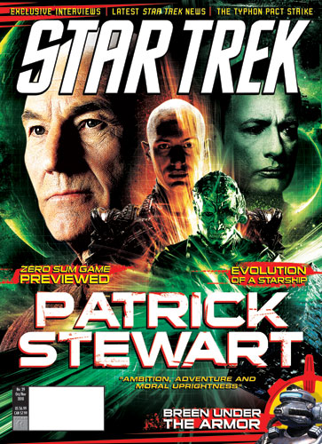 STAR TREK MAGAZINE (USA) magazine side cover Issue 29 October/November 2010