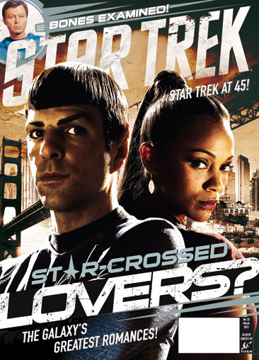 STAR TREK MAGAZINE (USA) magazine side cover Issue 32 March 2011