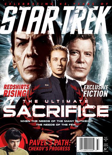 STAR TREK MAGAZINE (USA) magazine side cover Issue 33 April 2011