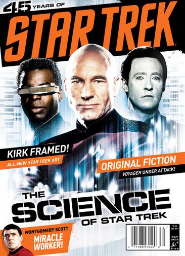 STAR TREK MAGAZINE (USA) magazine side cover Issue 34 May 2011