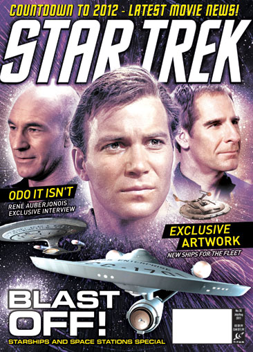STAR TREK MAGAZINE (USA) magazine side cover Issue 35 June/July 2011