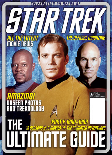 STAR TREK MAGAZINE (USA) magazine side cover Issue 36 August/September 2011
