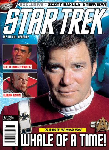 STAR TREK MAGAZINE (USA) magazine side cover Issue 38 December 2011