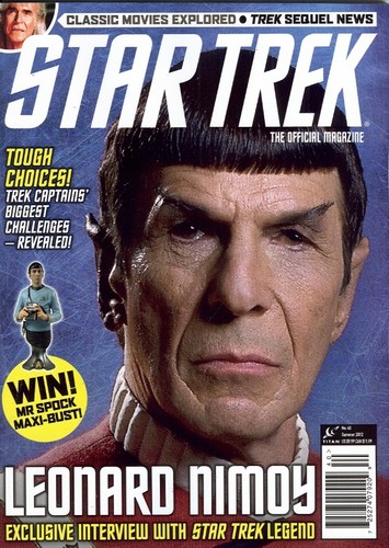 STAR TREK MAGAZINE (USA) magazine side cover Issue 40 Summer 2012