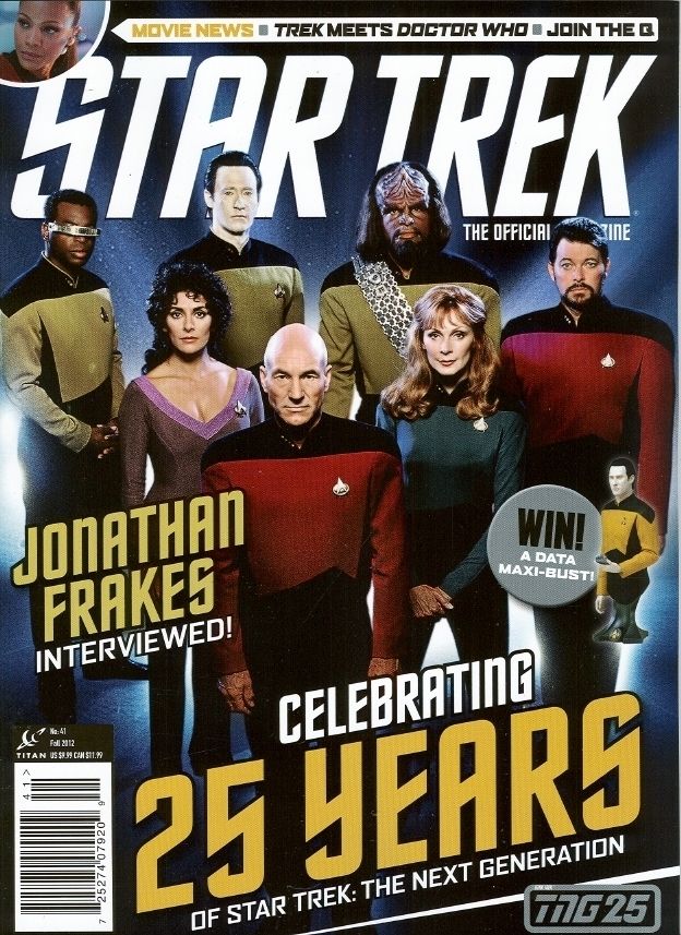 STAR TREK MAGAZINE (USA) magazine side cover Issue 41 Fall 2012
