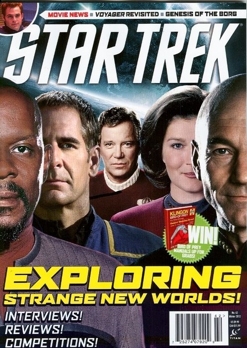 STAR TREK MAGAZINE (USA) magazine side cover Issue 42 Winter 2012