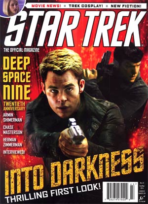 STAR TREK MAGAZINE (USA) magazine side cover Issue 43 February/March 2013