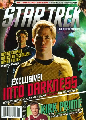 STAR TREK MAGAZINE (USA) magazine side cover Issue 44 April 2013