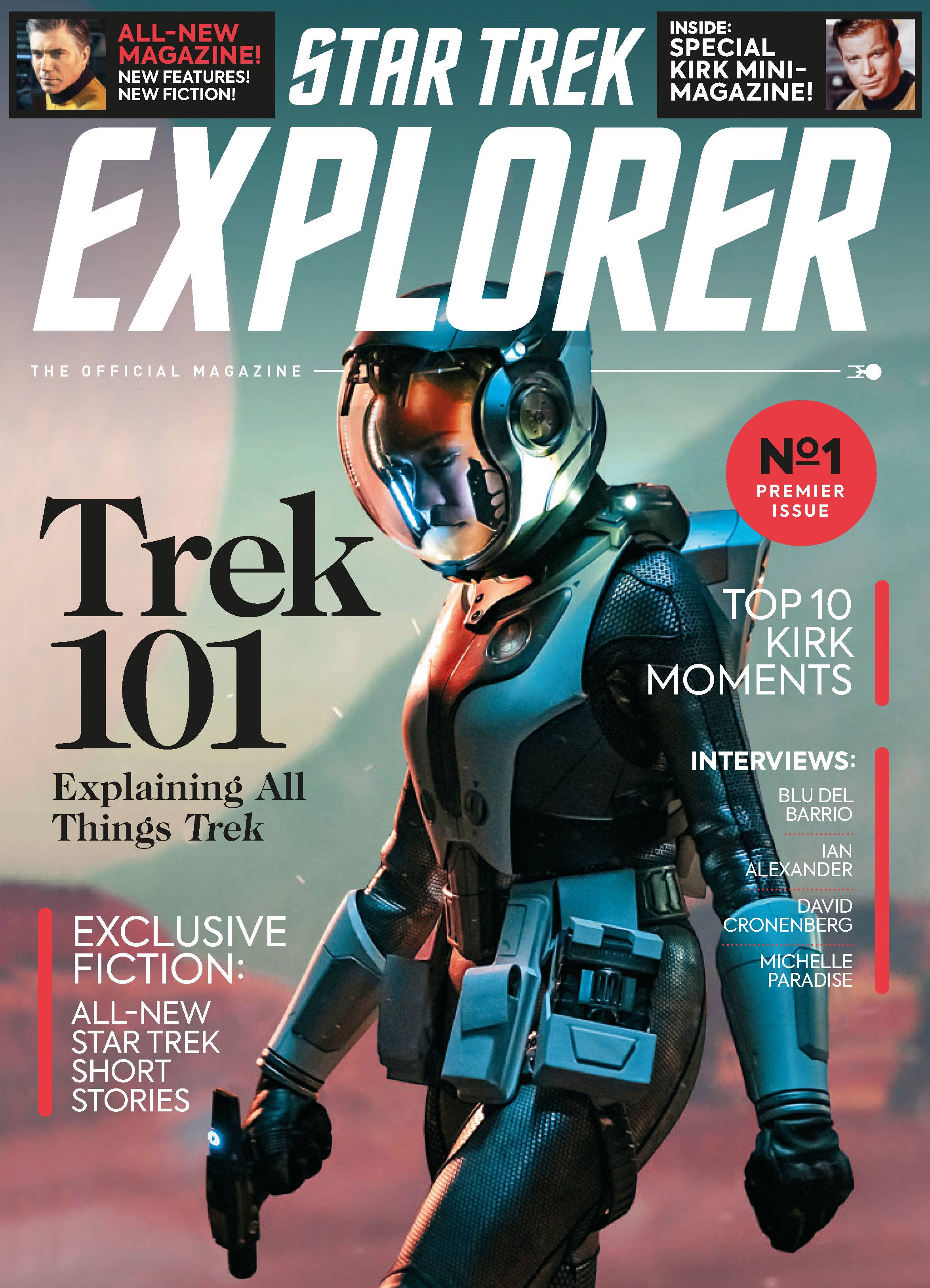 STAR TREK MAGAZINE (USA) magazine side cover Issue 1  December 2021