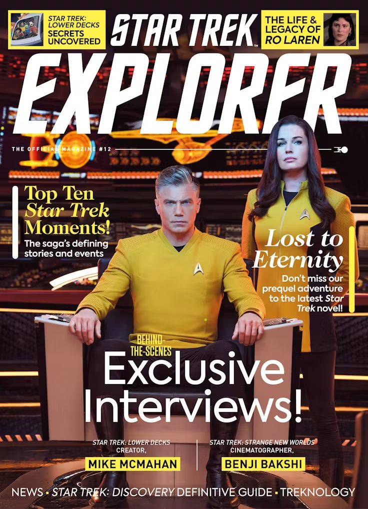 STAR TREK EXPLORER UK magazine side cover Issue 12  September 2024