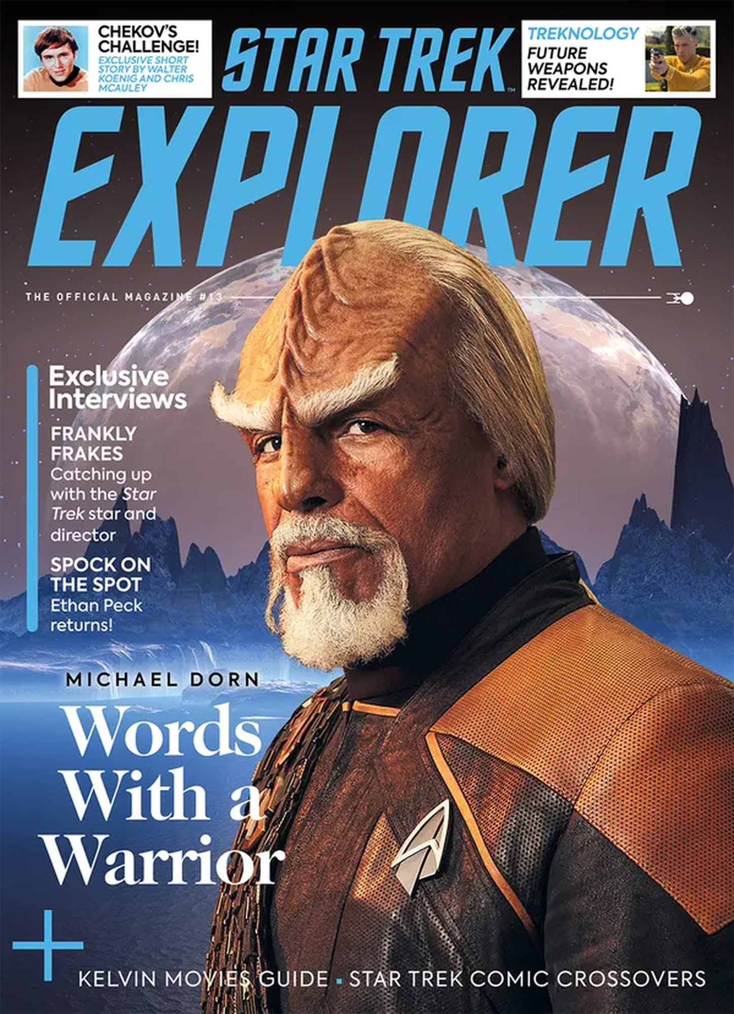 STAR TREK EXPLORER UK magazine side cover Issue 13  November 2024