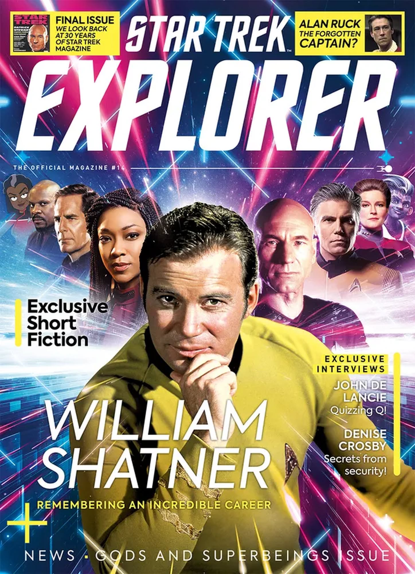 STAR TREK EXPLORER UK magazine side cover Issue 14  December 2024