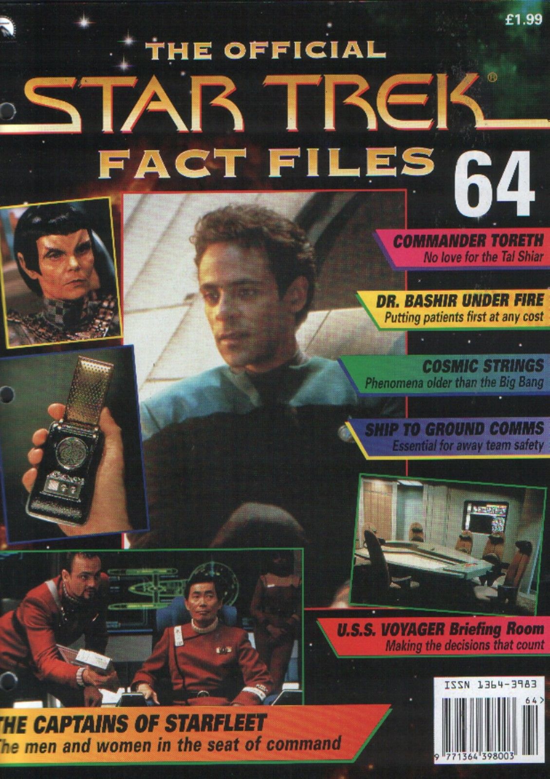 STAR TREK FACT FILES magazine side cover Issue 64  