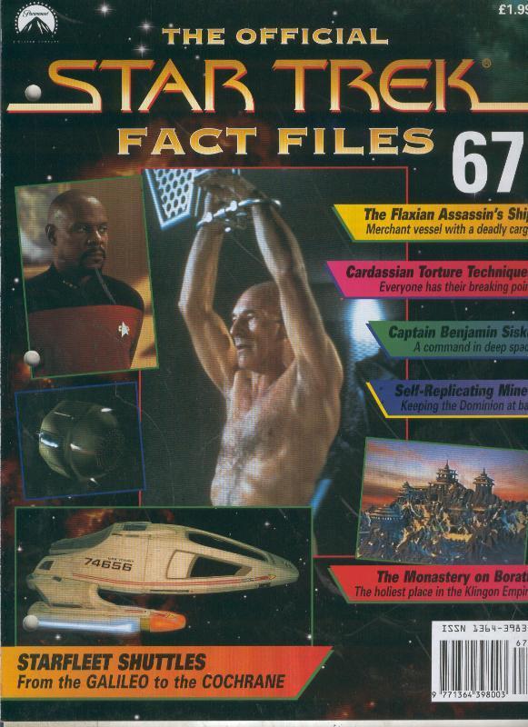 STAR TREK FACT FILES magazine side cover Issue 67  
