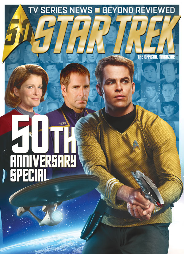 STAR TREK MAGAZINE (USA) magazine side cover Issue 58 Fall 2016