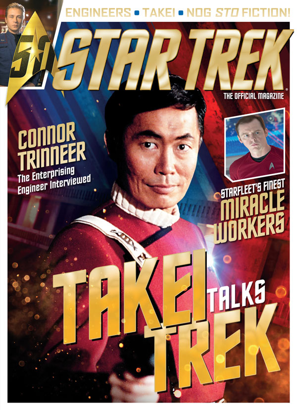 STAR TREK MAGAZINE (USA) magazine side cover Issue 56 Spring 2016