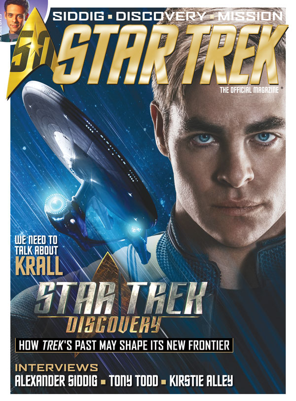 STAR TREK MAGAZINE (USA) magazine side cover Issue 59 Winter 2016