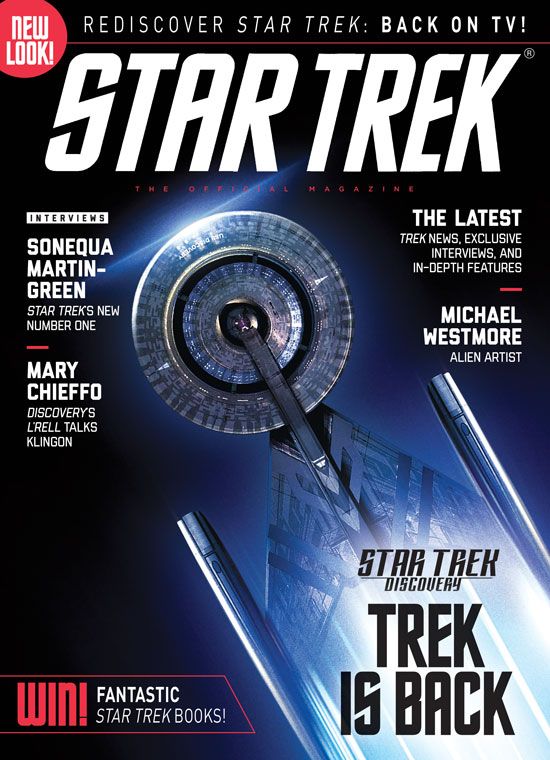 STAR TREK MAGAZINE (USA) magazine side cover Issue 63  November 2017