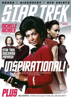 STAR TREK MAGAZINE (USA) magazine side cover Issue 60 Spring 2017
