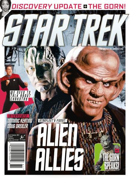 STAR TREK MAGAZINE (USA) magazine side cover Issue 61 Summer 2017