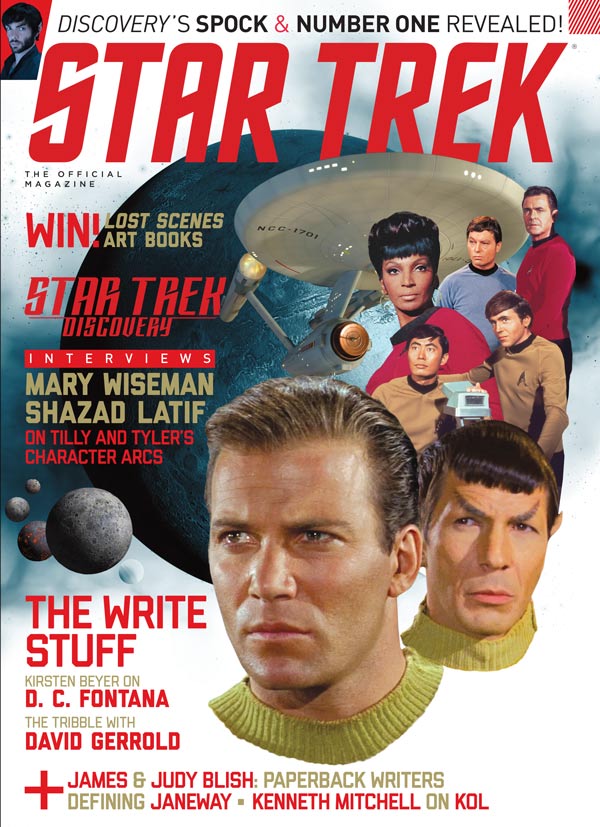 STAR TREK MAGAZINE (USA) magazine side cover Issue 69 Winter 2018