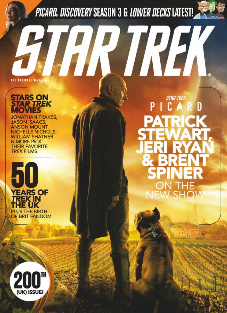 STAR TREK MAGAZINE (USA) magazine side cover Issue 73 Winter 2019