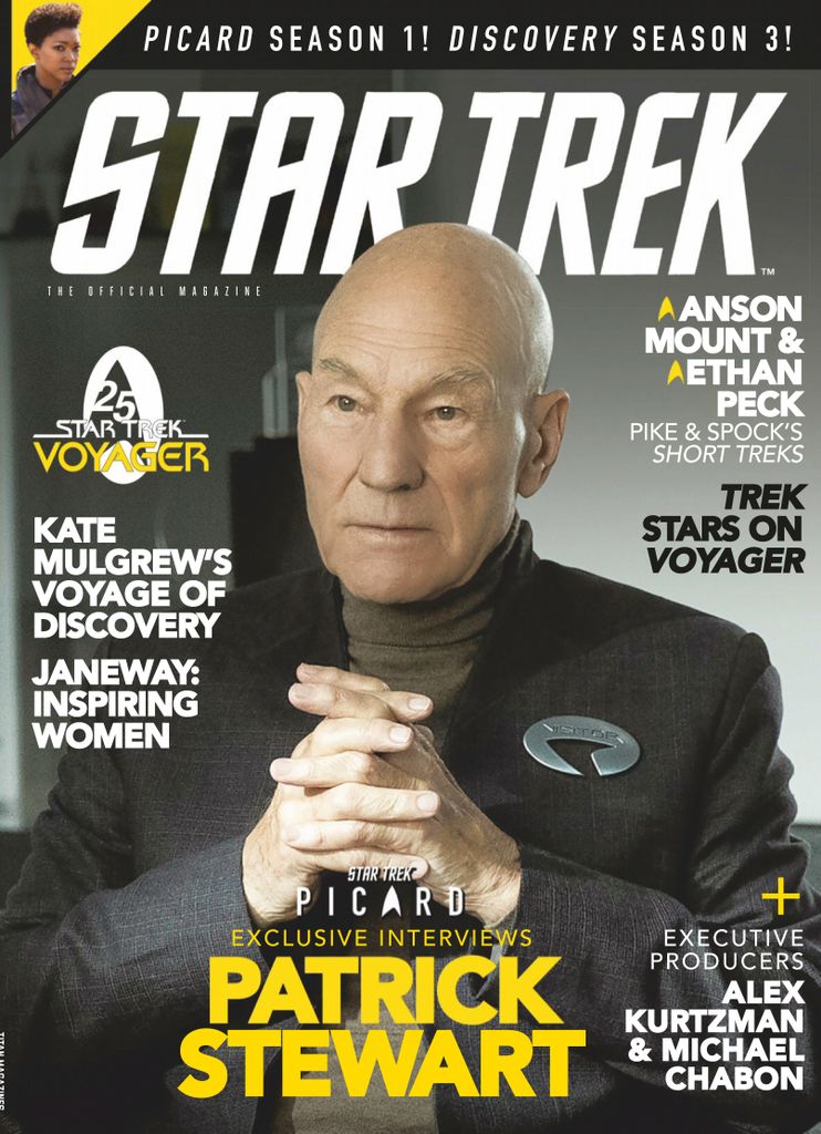 STAR TREK MAGAZINE (USA) magazine side cover Issue 74  February/March 2020