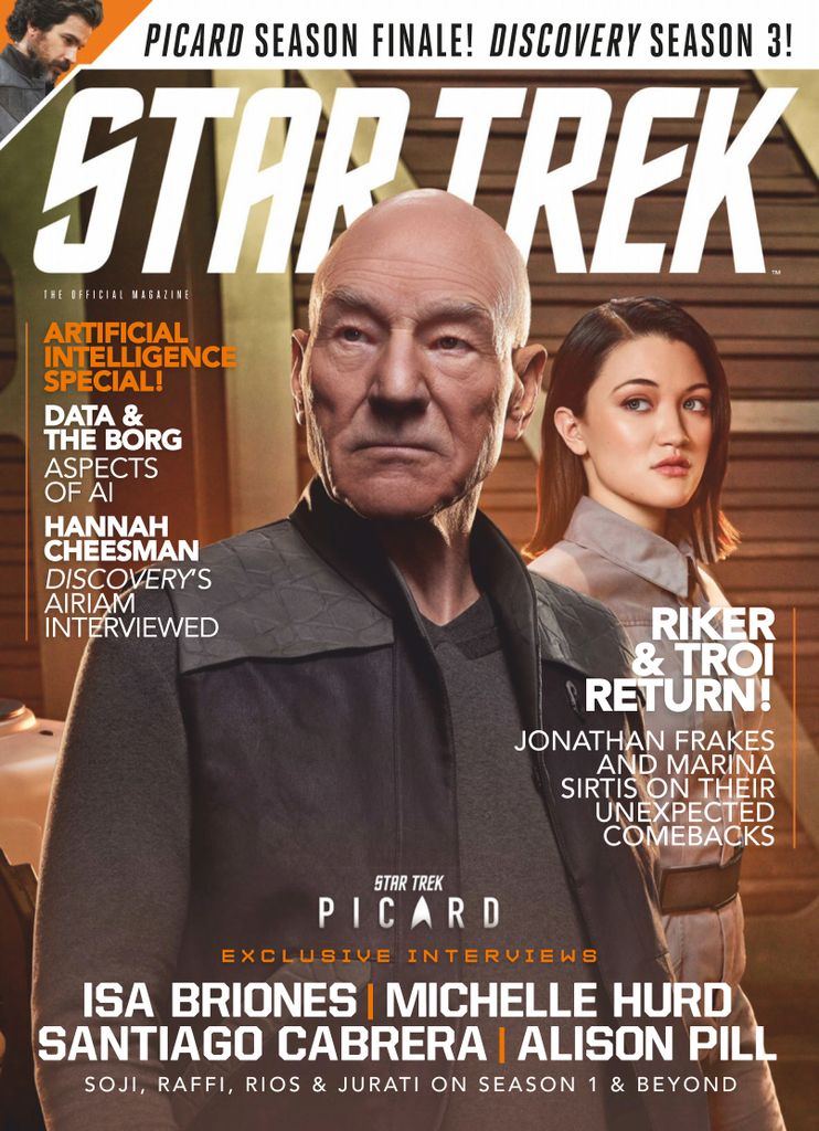 STAR TREK MAGAZINE (USA) magazine side cover Issue 75  April/May 2020