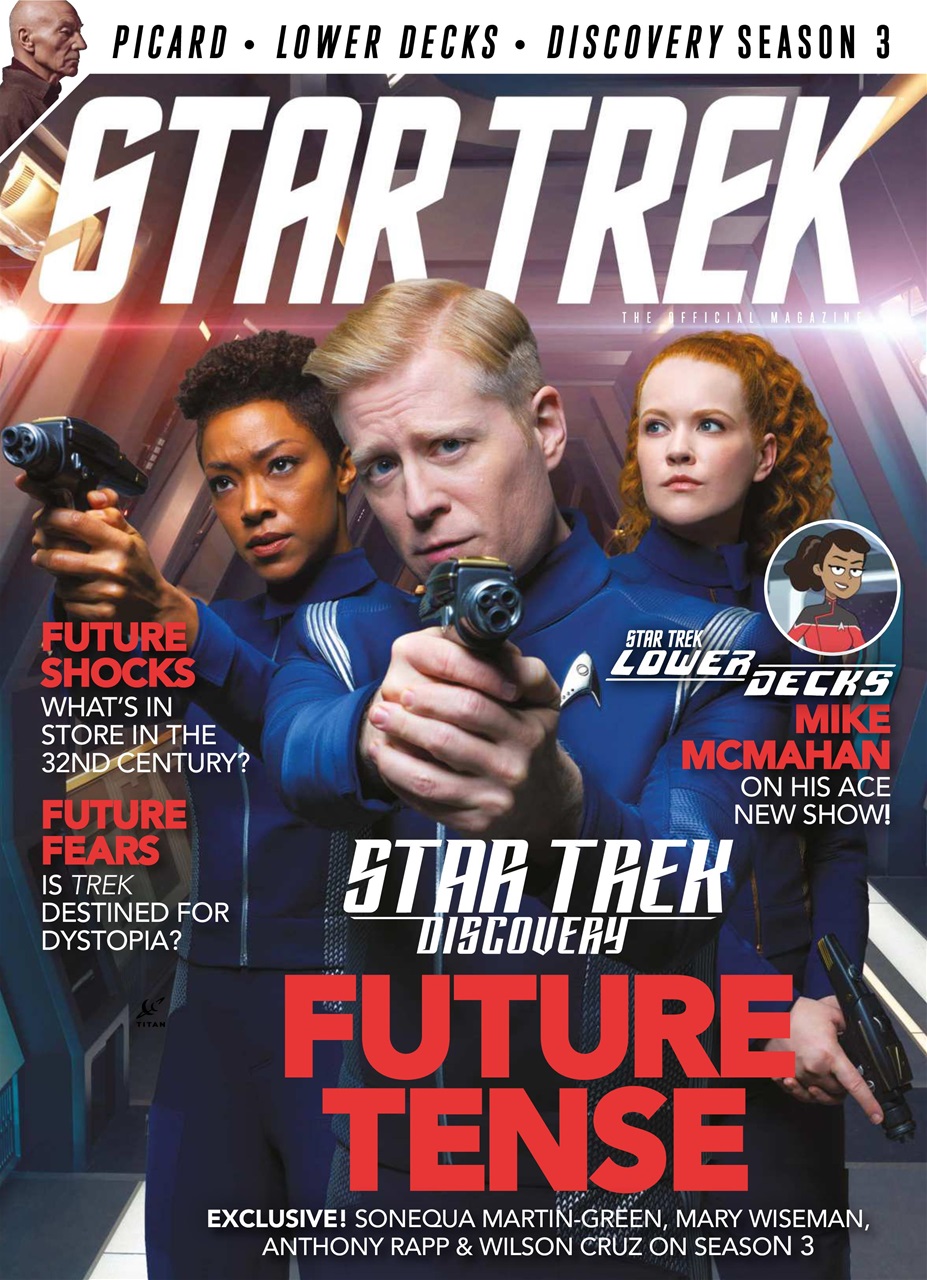 STAR TREK MAGAZINE (USA) magazine side cover Issue 76  September/October 2020
