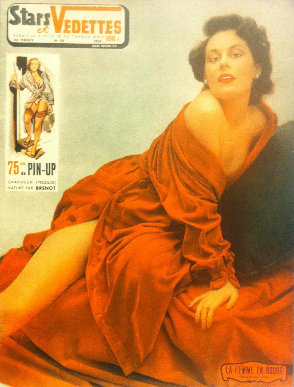 STARS ET VEDETTES magazine side cover Issue 58  