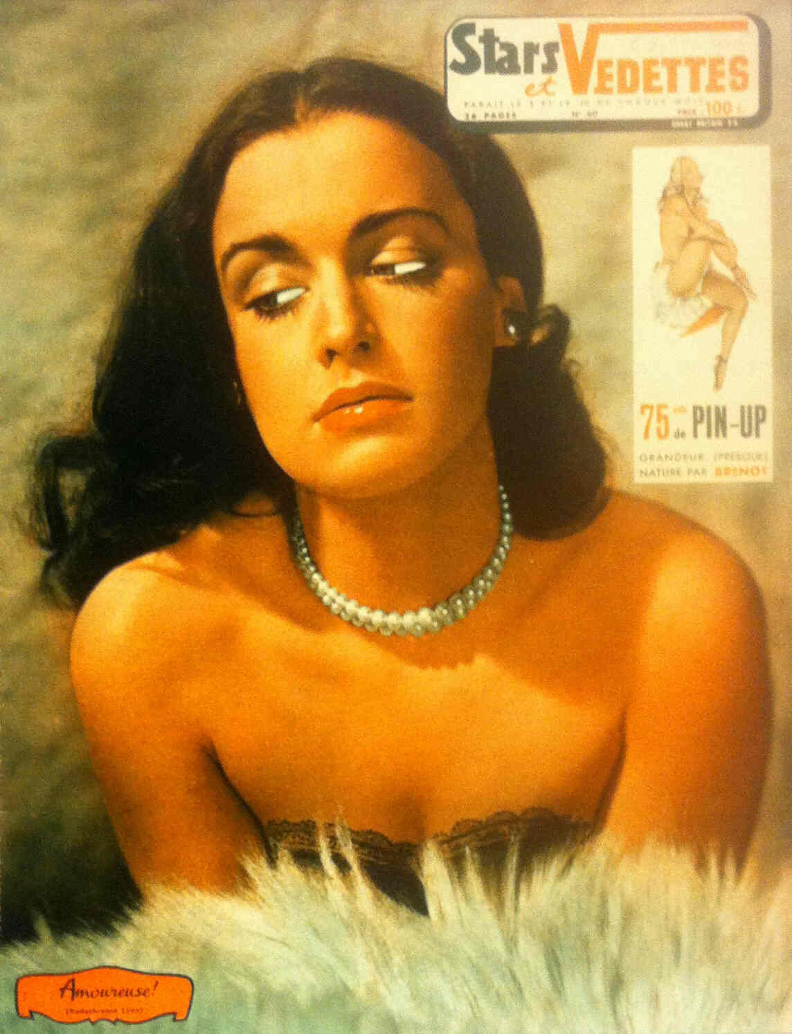 STARS ET VEDETTES magazine side cover Issue 60  