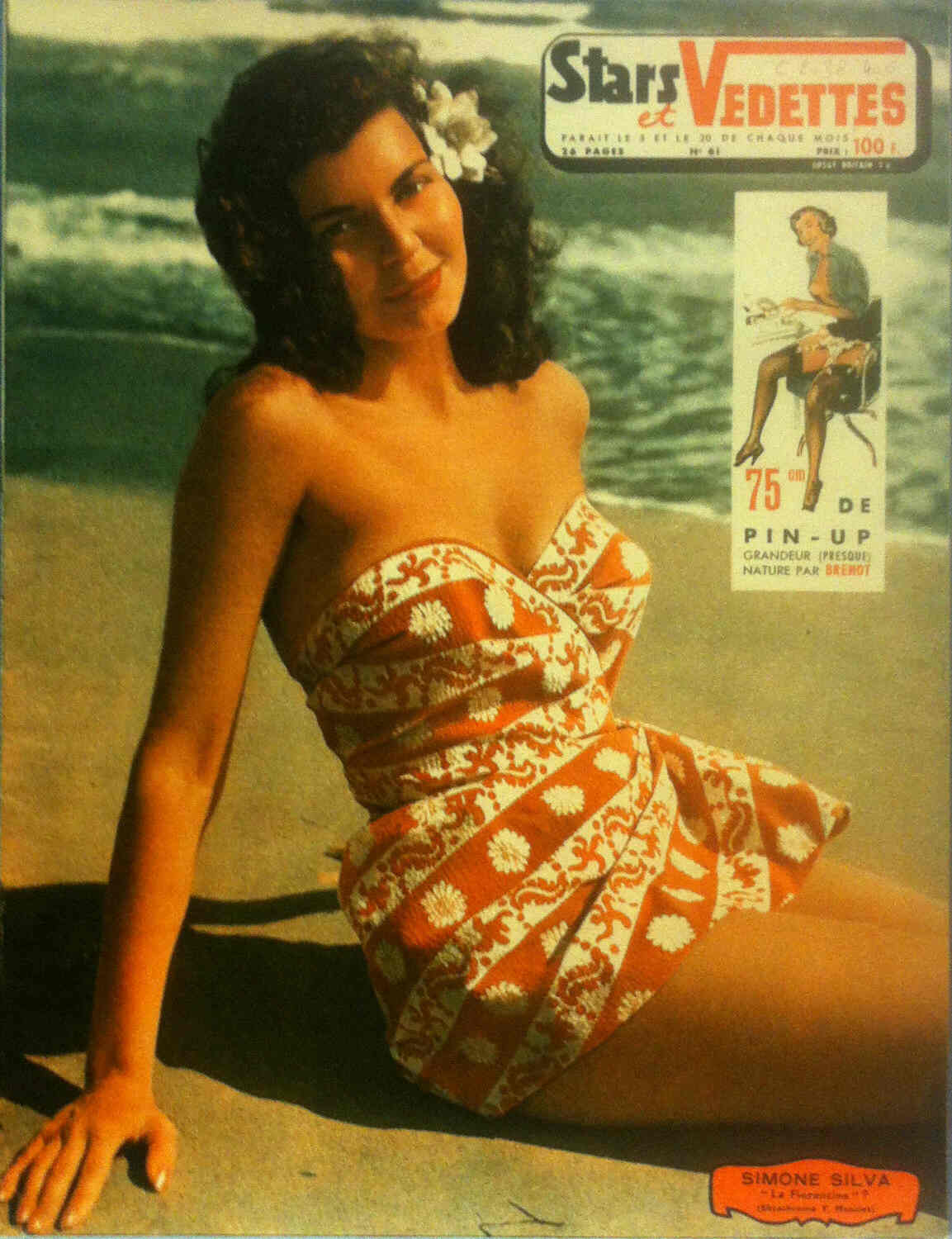 STARS ET VEDETTES magazine side cover Issue 61  
