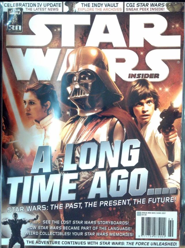 STAR WARS: THE OFFICIAL MAGAZINE magazine side cover Issue 69 May/June 2007