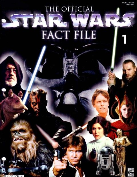 OFFICIAL STAR WARS FACT FILE | THE magazine side cover Issue 1  