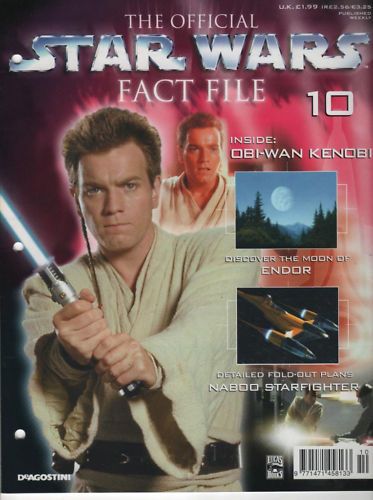 OFFICIAL STAR WARS FACT FILE | THE magazine side cover Issue 10  