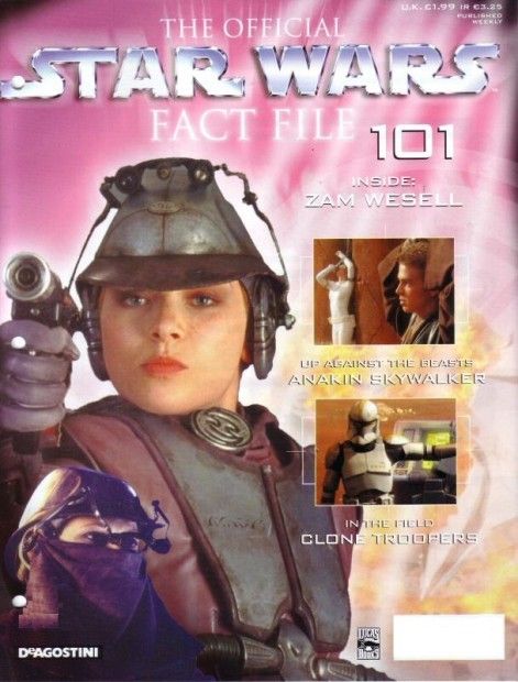 OFFICIAL STAR WARS FACT FILE | THE magazine side cover Issue 101  