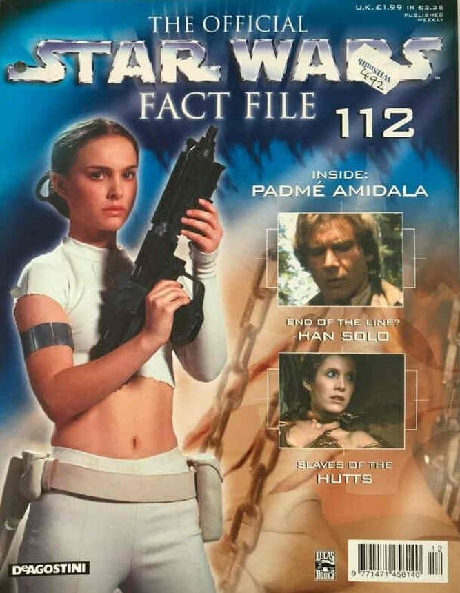OFFICIAL STAR WARS FACT FILE | THE magazine side cover Issue 112  