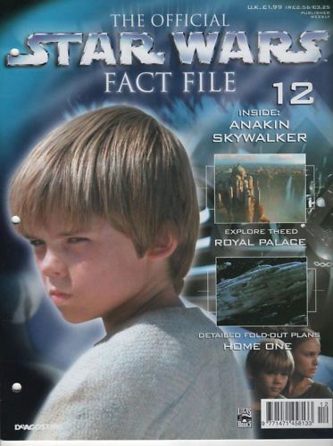 OFFICIAL STAR WARS FACT FILE | THE magazine side cover Issue 12  