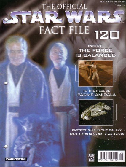 OFFICIAL STAR WARS FACT FILE | THE magazine side cover Issue 120  