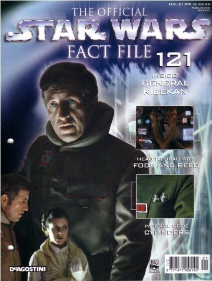 OFFICIAL STAR WARS FACT FILE | THE magazine side cover Issue 121  