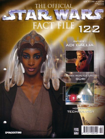 OFFICIAL STAR WARS FACT FILE | THE magazine side cover Issue 122  