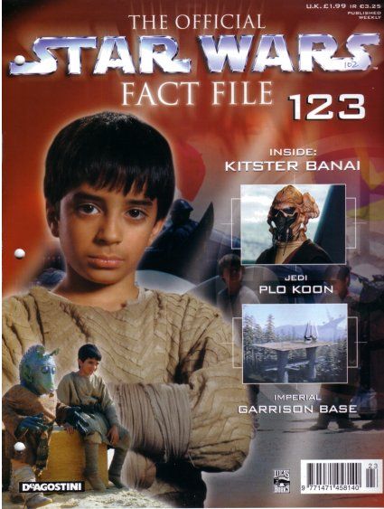 OFFICIAL STAR WARS FACT FILE | THE magazine side cover Issue 123  