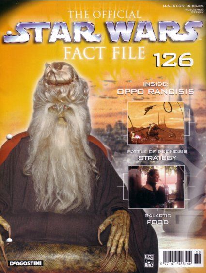 OFFICIAL STAR WARS FACT FILE | THE magazine side cover Issue 126  