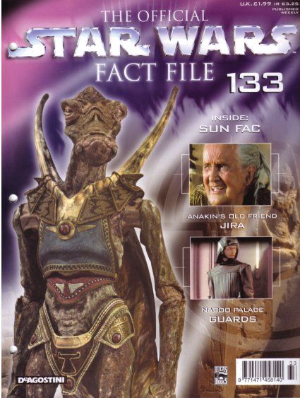 OFFICIAL STAR WARS FACT FILE | THE magazine side cover Issue 133  