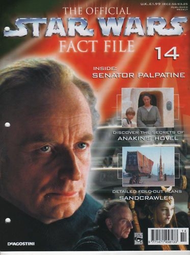 OFFICIAL STAR WARS FACT FILE | THE magazine side cover Issue 14  