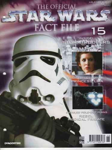 OFFICIAL STAR WARS FACT FILE | THE magazine side cover Issue 15  